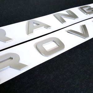 RANGE ROVER Emblem | Hood Trunk Tailgate Letters - 10 Piece Set