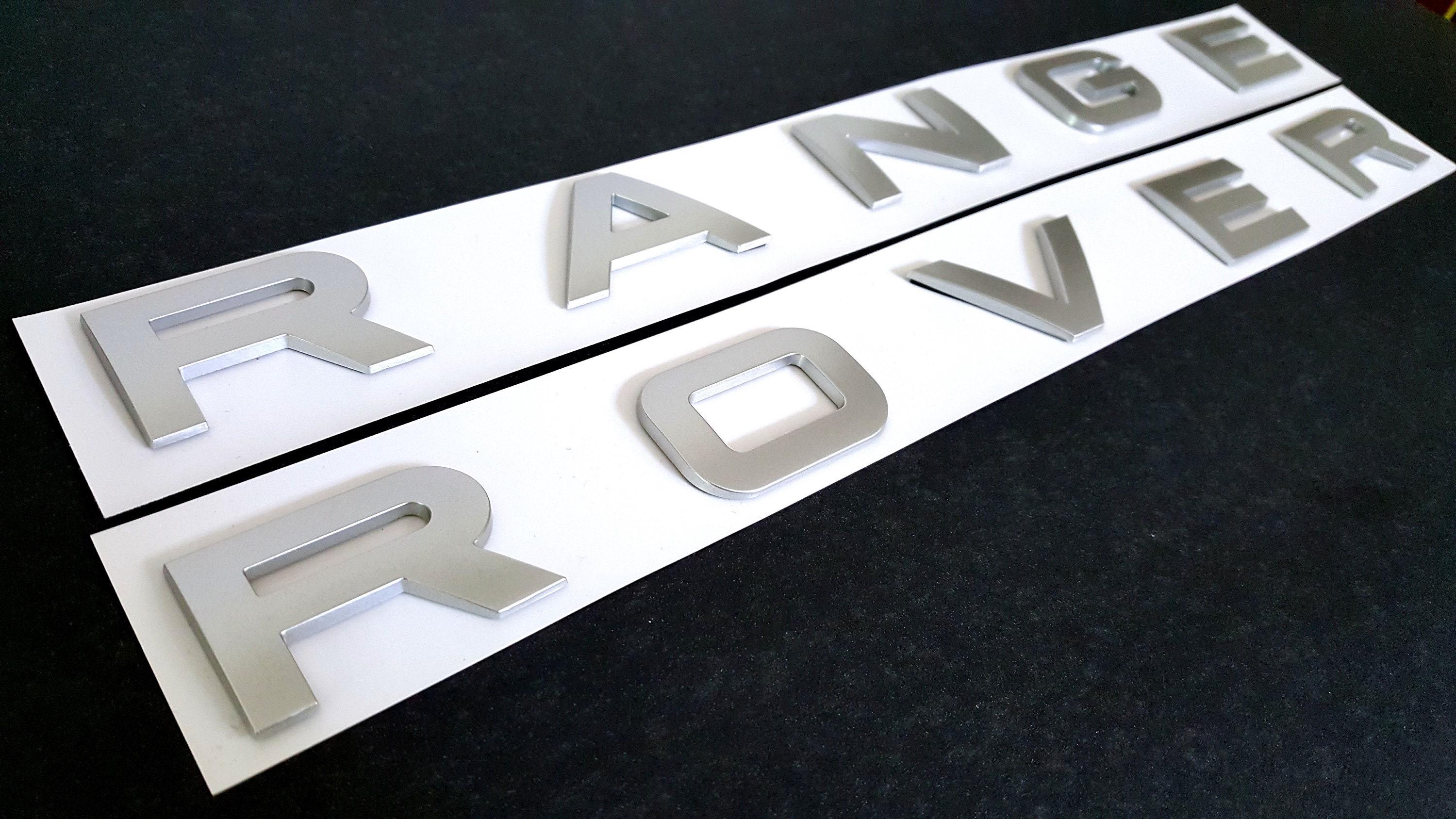 RANGE ROVER Emblem | Hood Trunk Tailgate Letters - 10 Piece Set - Etsy