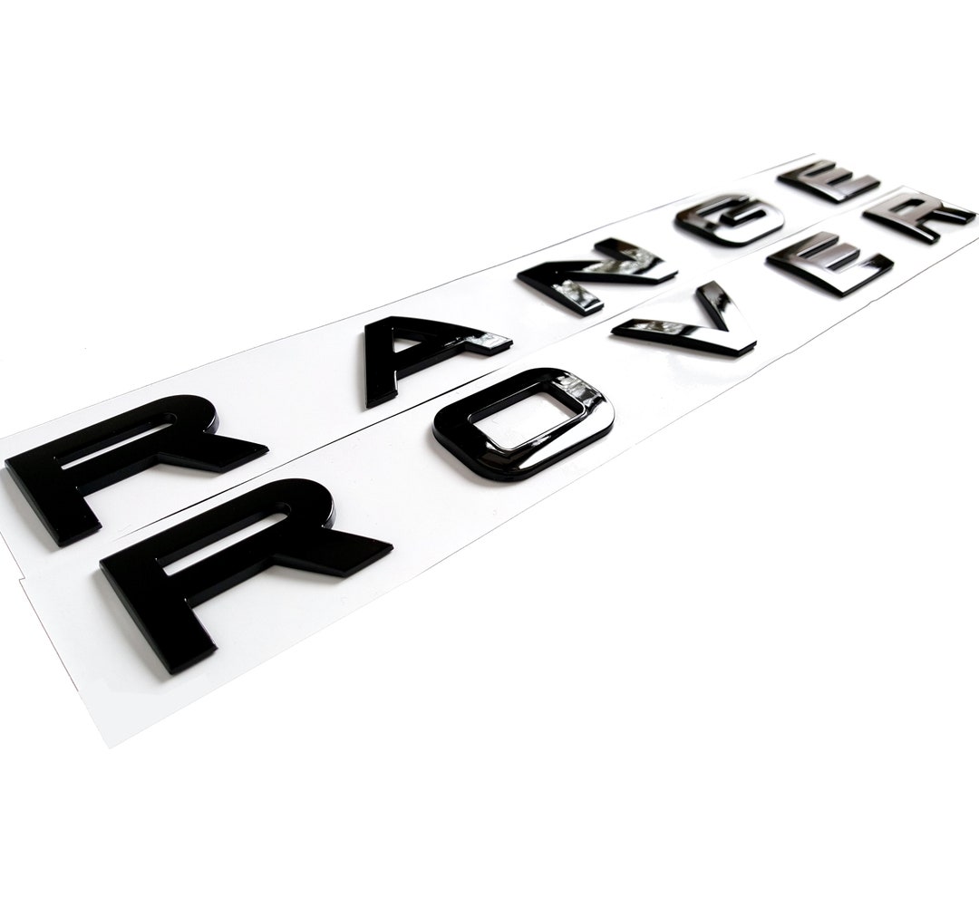 Range Rover Letter Kit RANGE ROVER Emblem | Hood Trunk Tailgate Letters - 10 Piece Set - Etsy