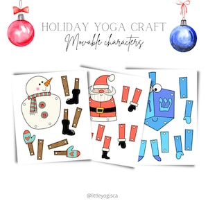 Kids Holiday Yoga Craft