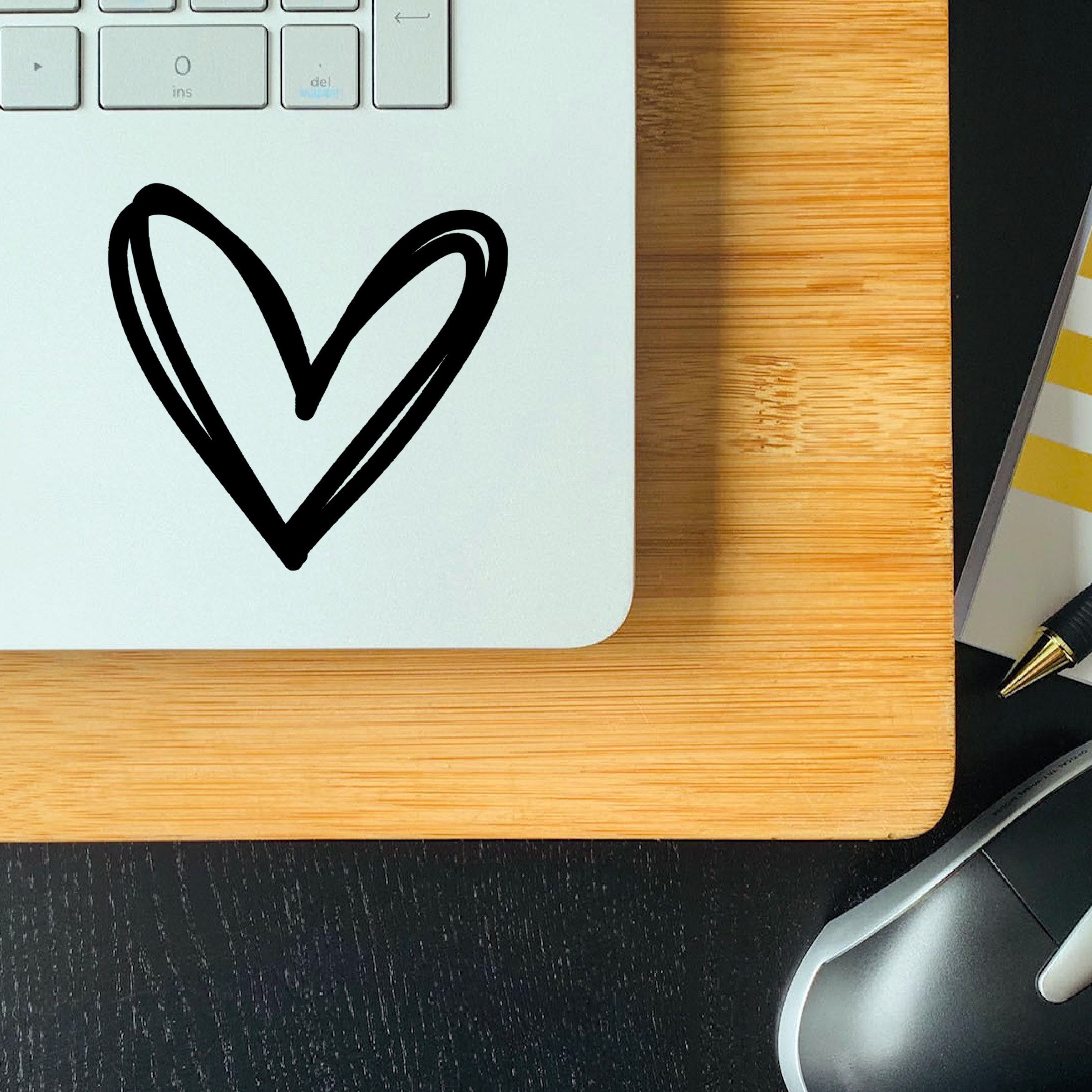 Laptop Stickers Laptop Decal Computer Decals Heart Decals Etsy