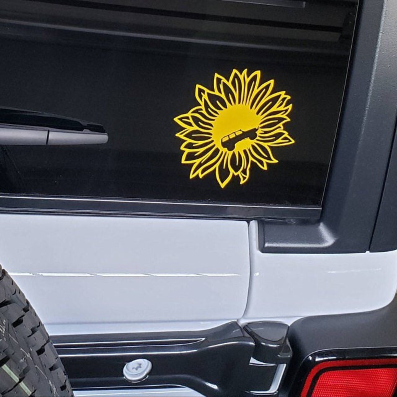 XJ Decal 4x4 Decal Window Decal Sunflower Decal Etsy