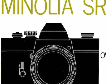 Vintage Minolta SRT 101 35mm SLR Owner’s Manual PDF English