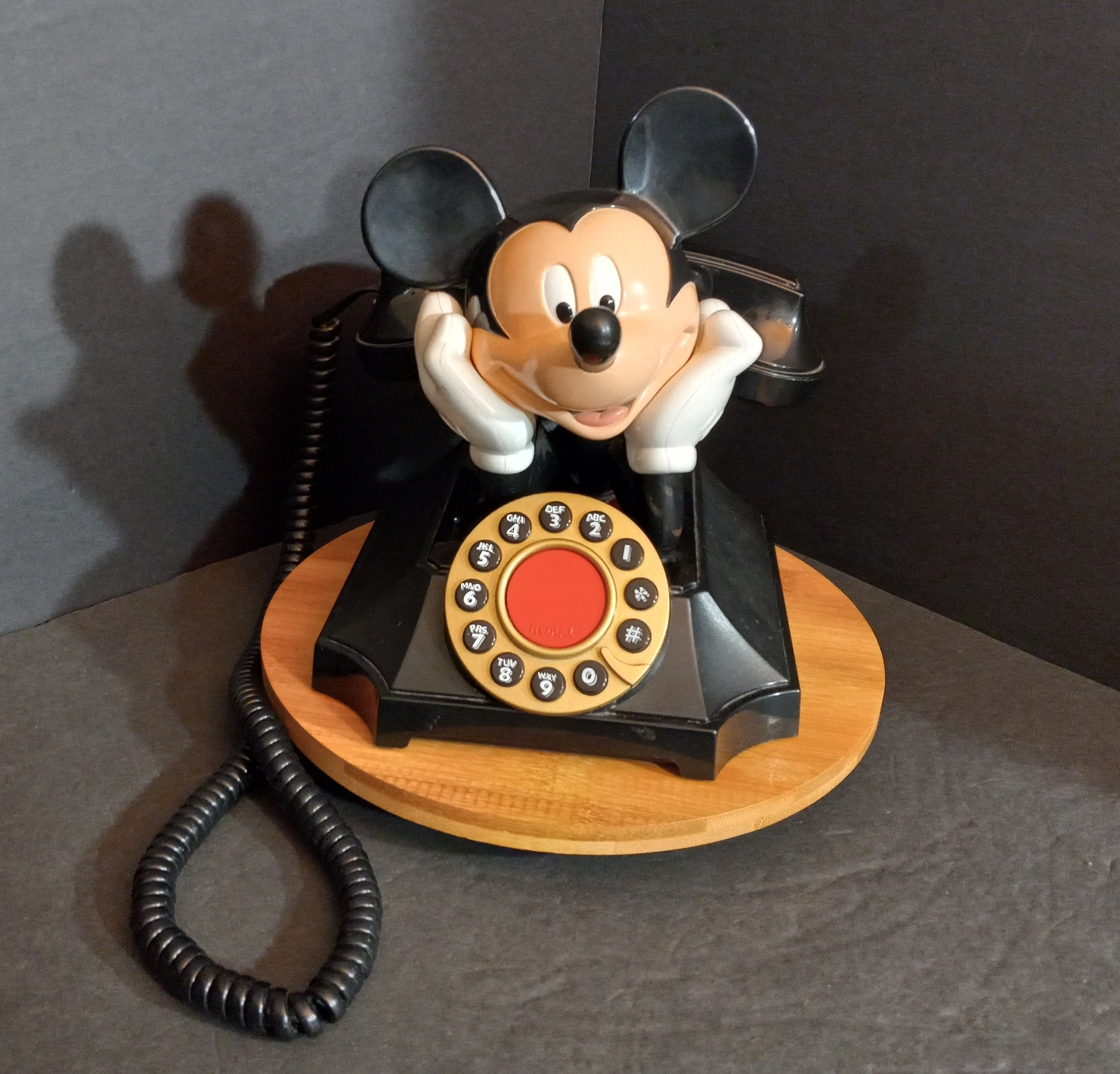 THＥ ＭIＣＫＥＹ ＰＨＯNＥ！ Mickey Mouse Black & White Phone! | eBay