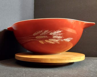 Vintage Pyrex Herbst Ernte Cinderella Schüssel Set: 1979-86 Nesting Bowls