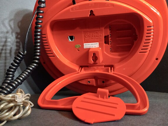Vintage Coca-cola Landline Phone: Light-up Button, 1995-97