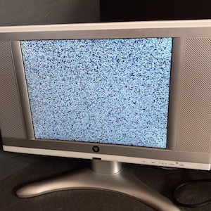 Vintage Vizio 13&quot; LCD TV: Classic Gaming Monitor, Security Screen - No Remote