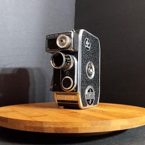 Vintage Paillard Bolex B-8LA 8mm Film Movie Camera 1962 Cine Camera Double 8mm Compumatic Retro Camera Analog Photography Cine Gift RARE