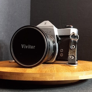 Vintage Pentax SP500 Vivitar Wide-Angle Lens 35mm Camera 1971-74 Honeywell/Gift/Asahi/Japan/Photography/Collectible/Analog/Prop/Decor/Retro