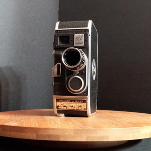 Vintage Paillard-Bolex B8 8mm Film Movie Camera 1952-58 Double 8mm Cine Camera Retro Camera Analog Photography Cine Prop Gift RARE