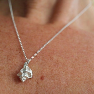 Small Sterling Silver Conch Shell Necklace