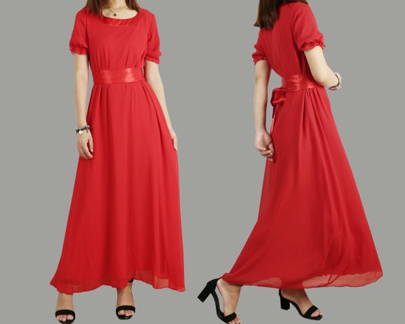 bridesmaid pleated chiffon maxi dress Blue Coast Pleated Chiffon Maxi Dress
