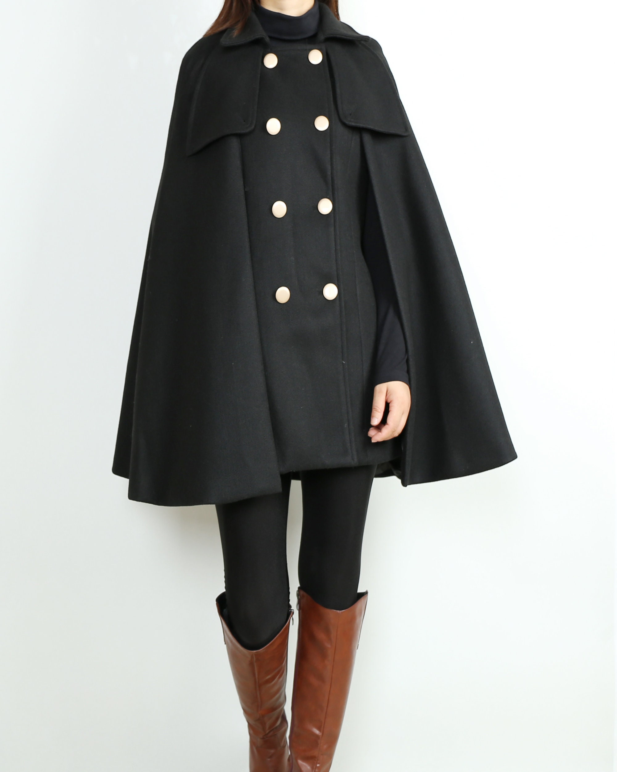 Cape Coat Women, Wool Poncho Jacket, Wool Cloak Coat, Wool Cape Coat Women, Wool Poncho Jacket, Wool Cloak Coat, Wool