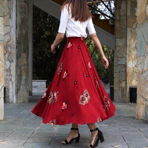 S*♡様 FETICO MESH KNIT MAXI SKIRT REDサイズ3 2024 SPRING SUMMER – FETICO Official Online Shop