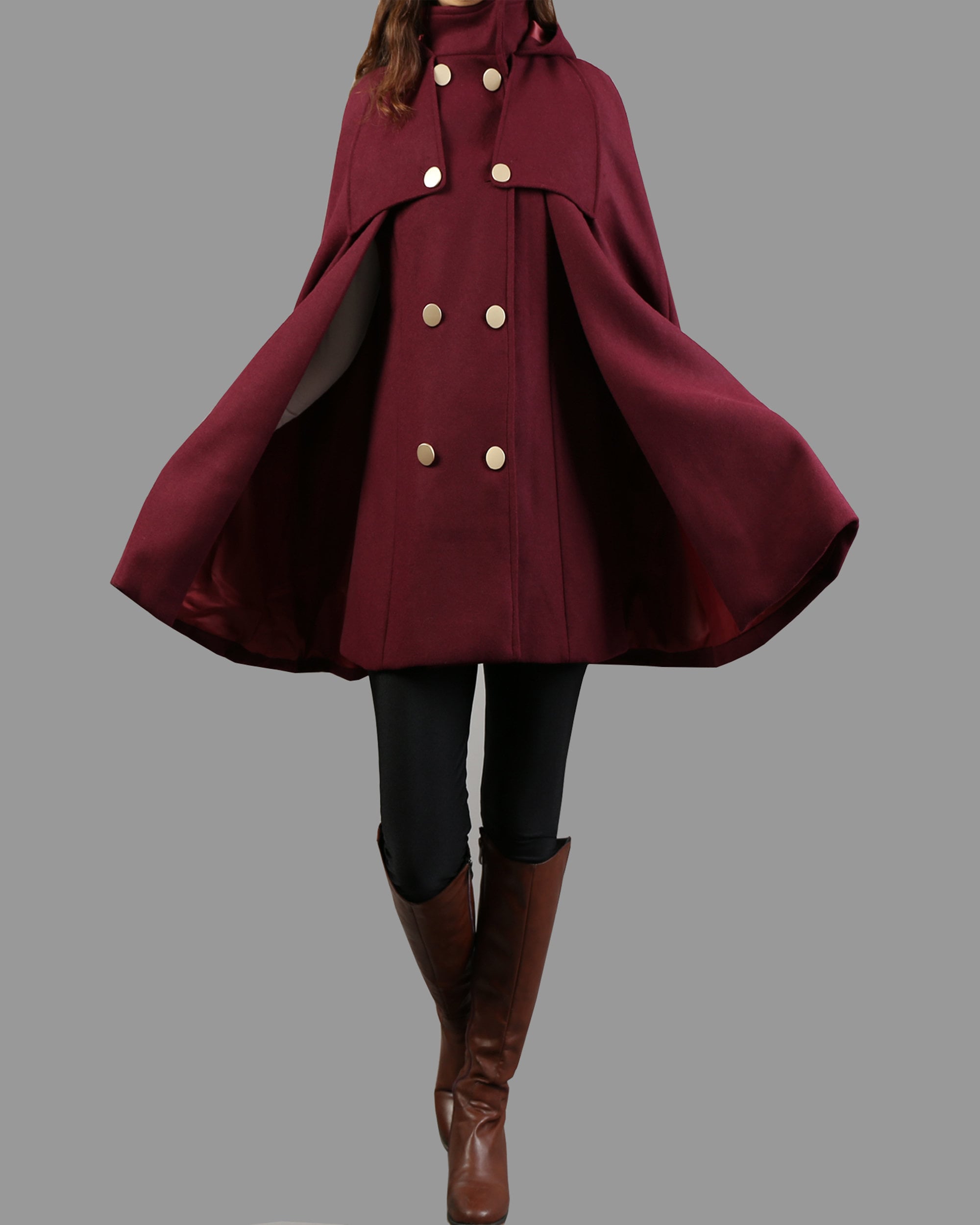 Cape Coat Women, Wool Poncho Jacket, Wool Cloak Coat, Wool Cape Coat Women, Wool Poncho Jacket, Wool Cloak Coat, Wool