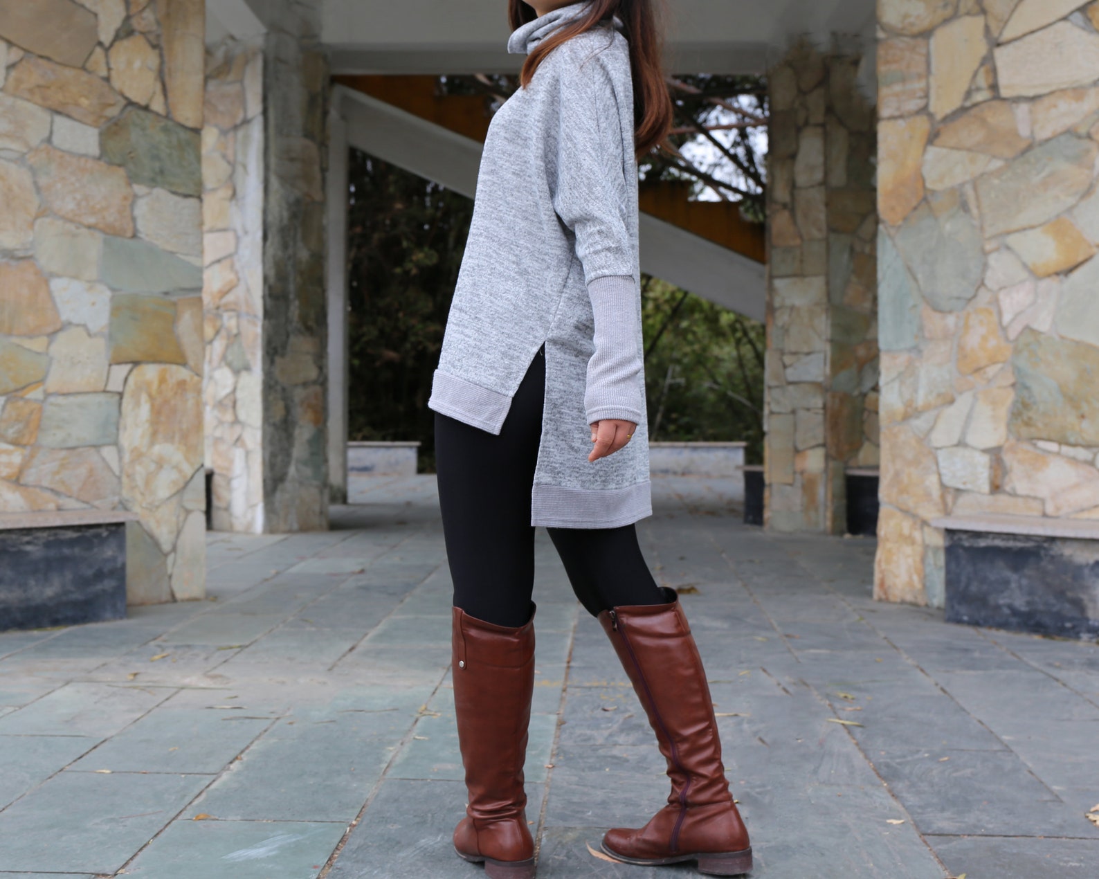 shawl collar pullover sweater women's