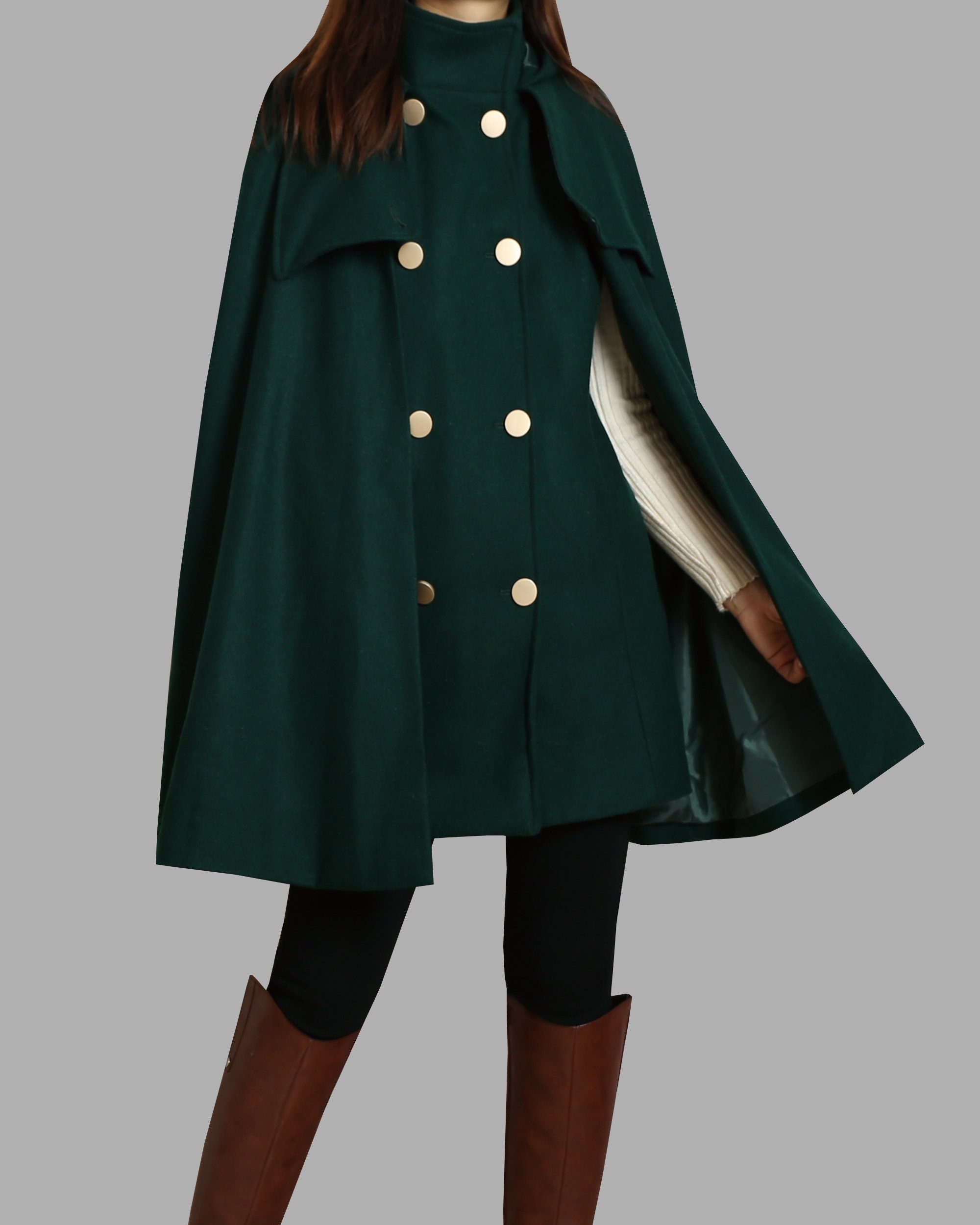 Uhr Handsome Cape Coat 36サイズ 大放出セール inspektorat
