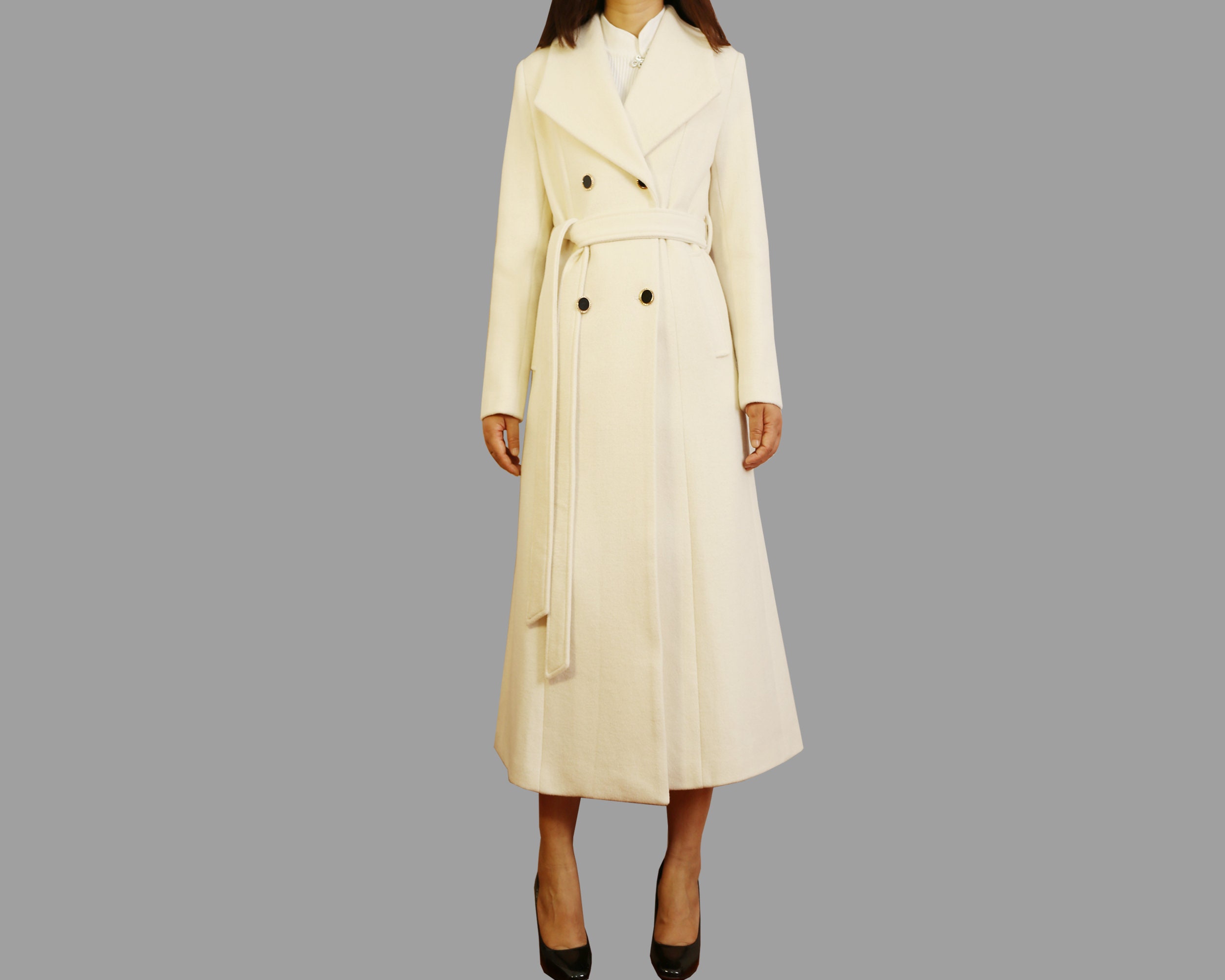 ジャケット・アウター idem/2way long wool coat Wool Coat Women, Long Wool Jacket, Coat Dress, Winter Coat