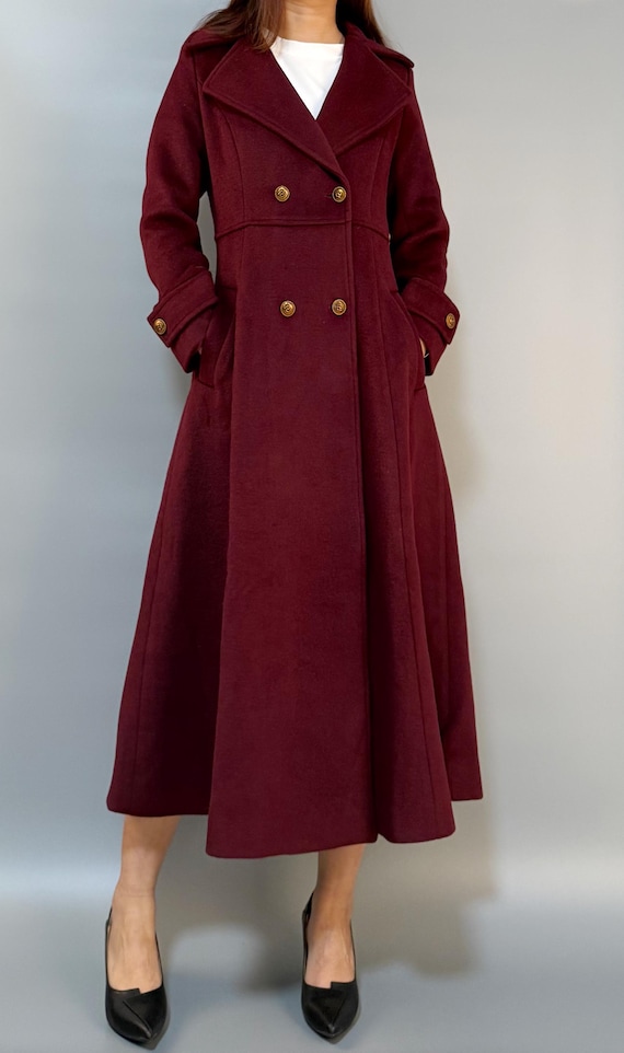 fitted coat dress Tailored Fold-Up Coat Dress XS
