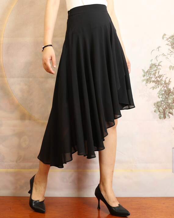 Asymmetrical skirt summer hotsell