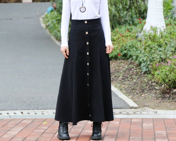 Jupe En Lin Stockerpoint Noir Et Blanc Cassé - Taille 36 - Style Décontracté élégant - Occasion Parfait état