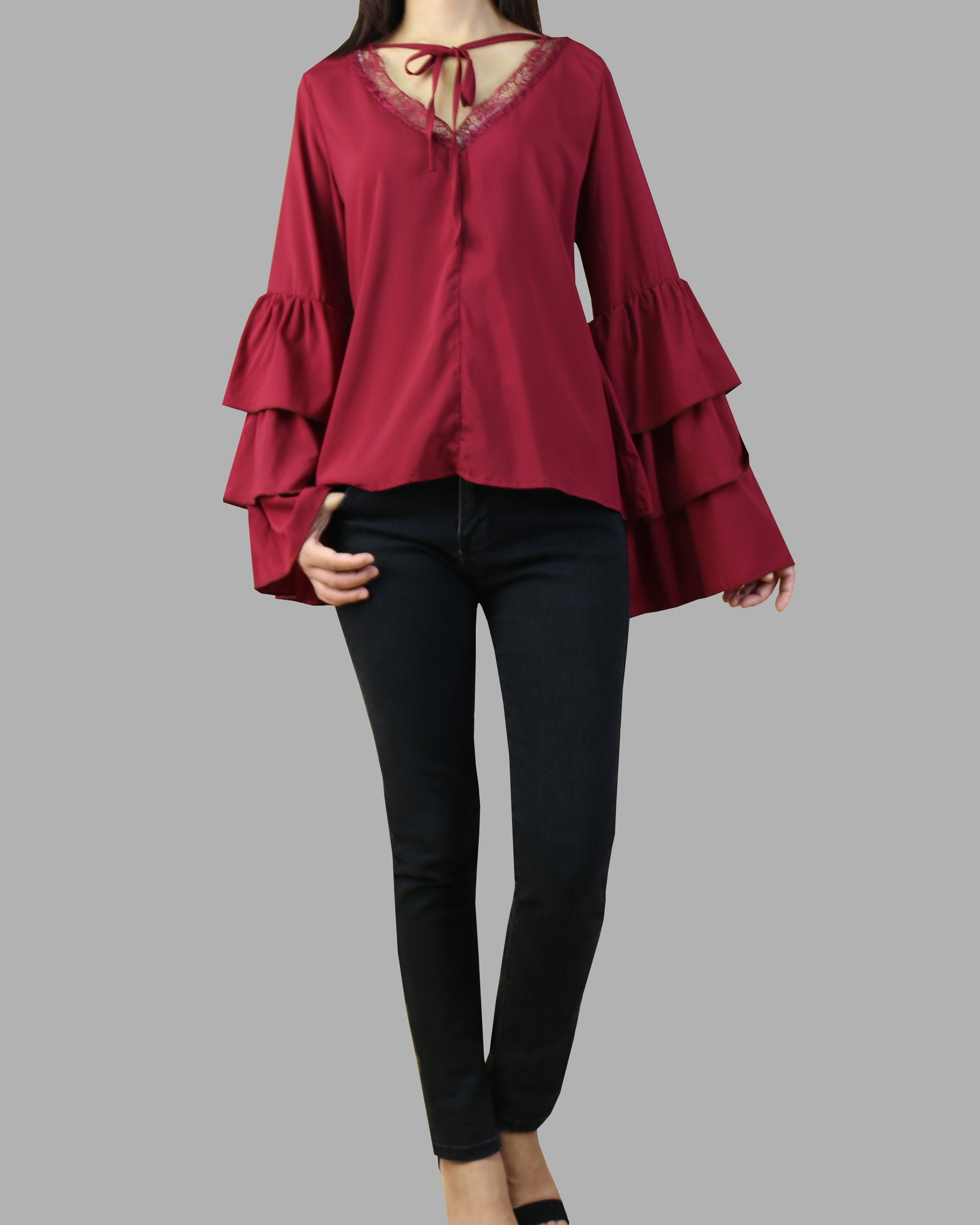 Flare Sleeve Top -  Canada