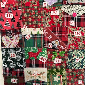 Advent Calendar with tartan image 1