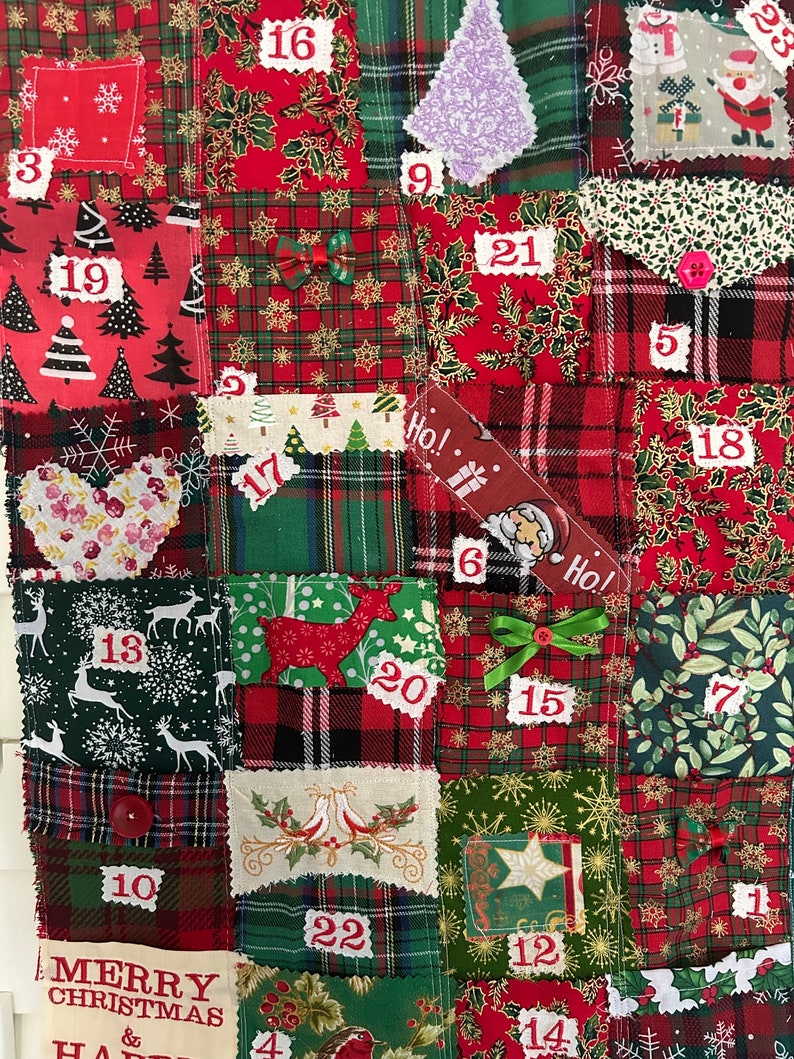 Advent Calendar with tartan image 1