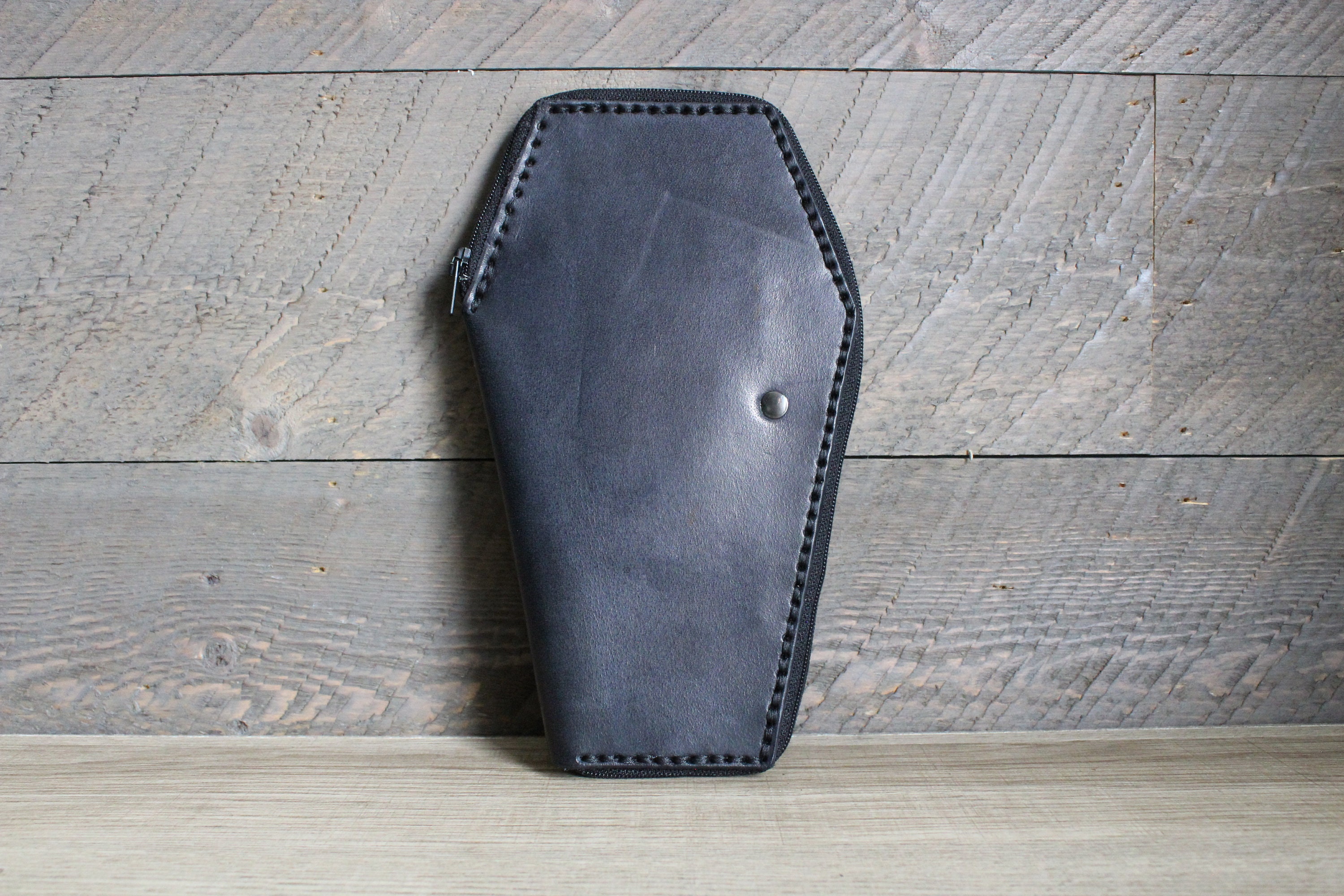 Coffin Leather Wallet (Free Domestic Shipping)