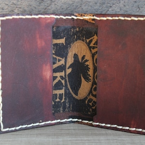 Portefeuille en cuir à deux volets Moose Lake (livraison nationale gratuite)