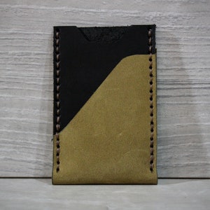 Portefeuille vertical en cuir avec porte-cartes (livraison nationale gratuite)