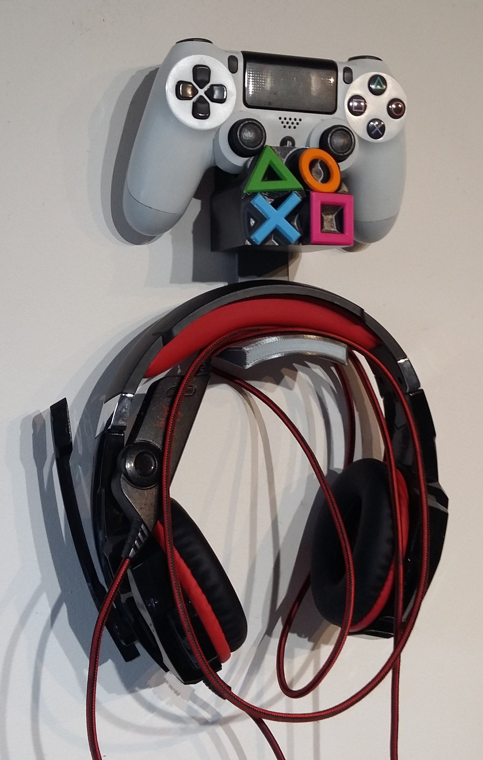 Wall Mounted PS4 Controller & Headset Display Mount Etsy UK