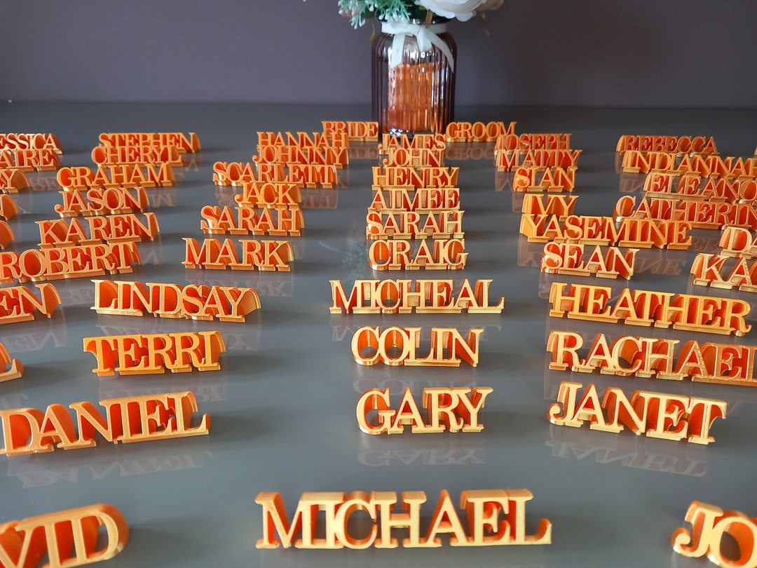 Table Plavce Setting Names Table Place Setting Names - Etsy