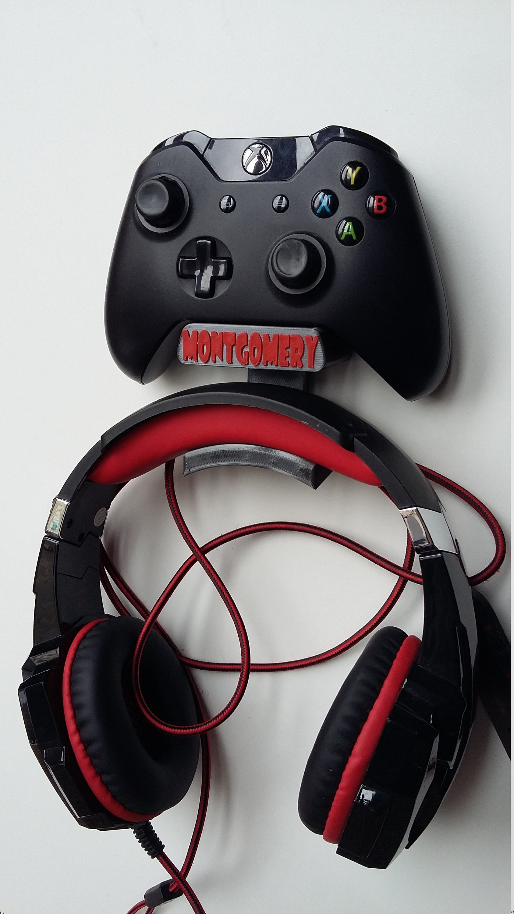 Personalised XBOX ONE Controller & Headset Holder Wall Etsy
