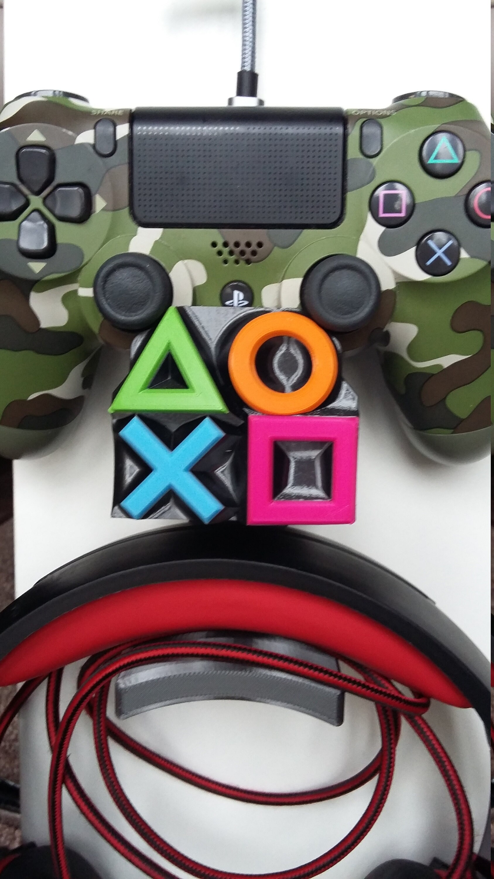 Wall Mounted PS4 Controller & Headset Display Mount Etsy