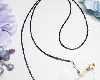 Upcycled Beaded Eyeglass Chains / Multiple Colors