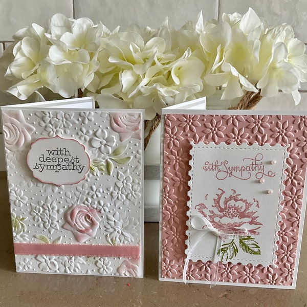 Stampin Up sympathy card, with deepest sympathy, with sympathy, greeting card