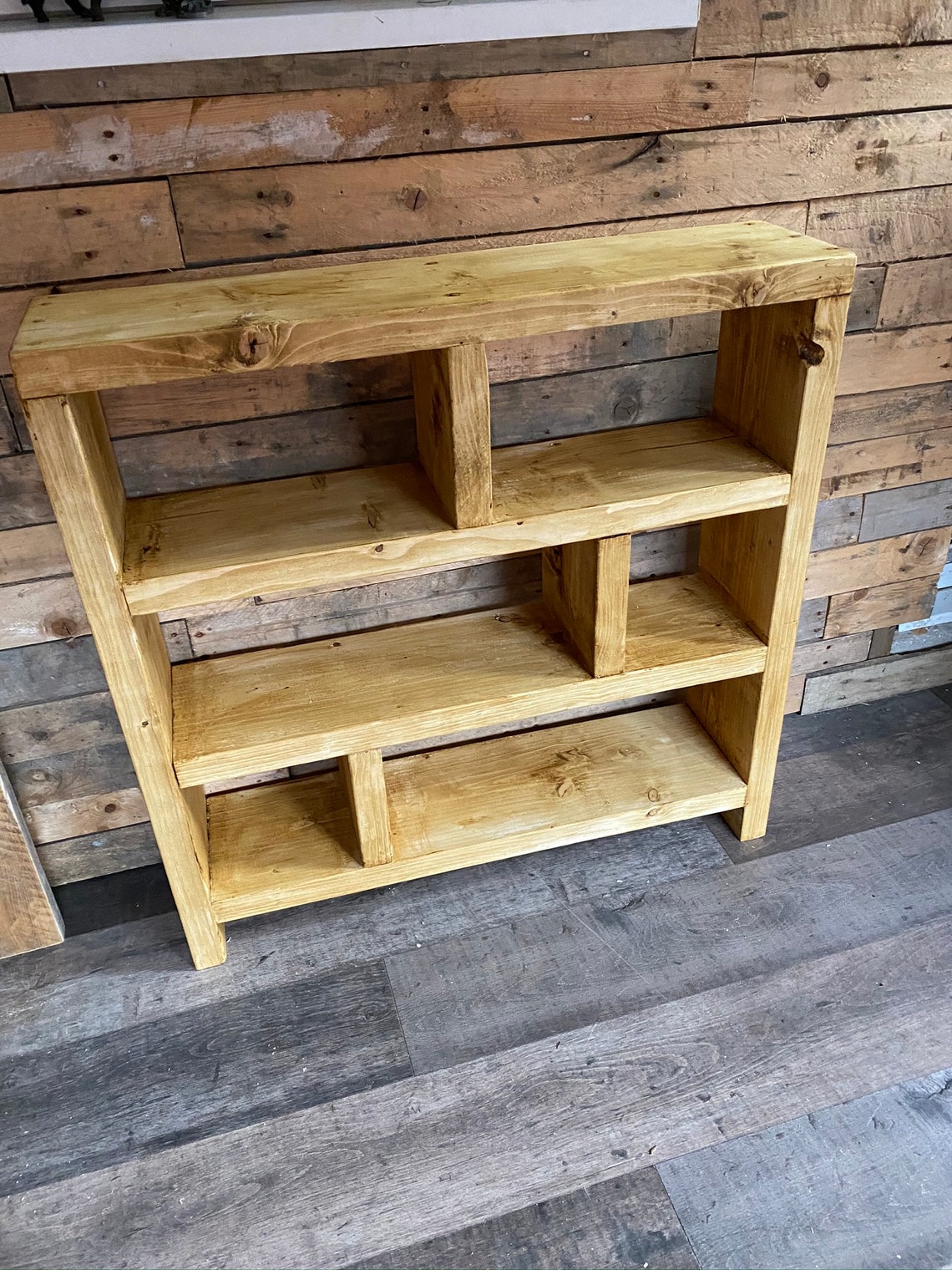 Rustic Bespoke Handmade Shoe Rack Bookcase Made From Etsy