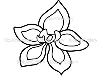 Download Orchid Svg Etsy 3D SVG Files Ideas | SVG, Paper Crafts, SVG File
