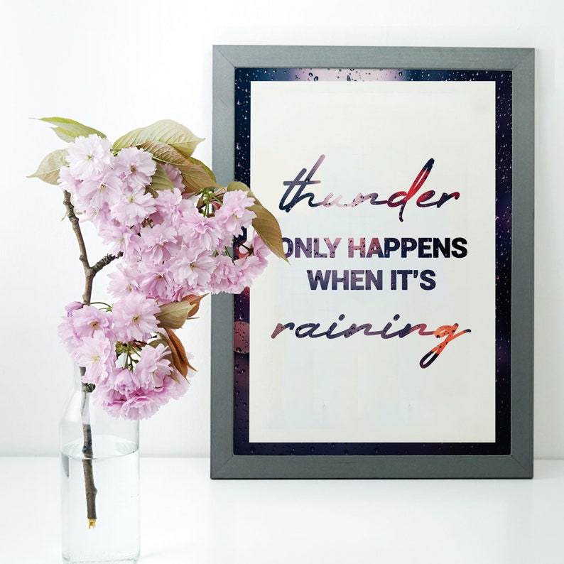 Fleetwood Mac Dreams A4 Lyric Print Stevie Nicks Quote | Etsy