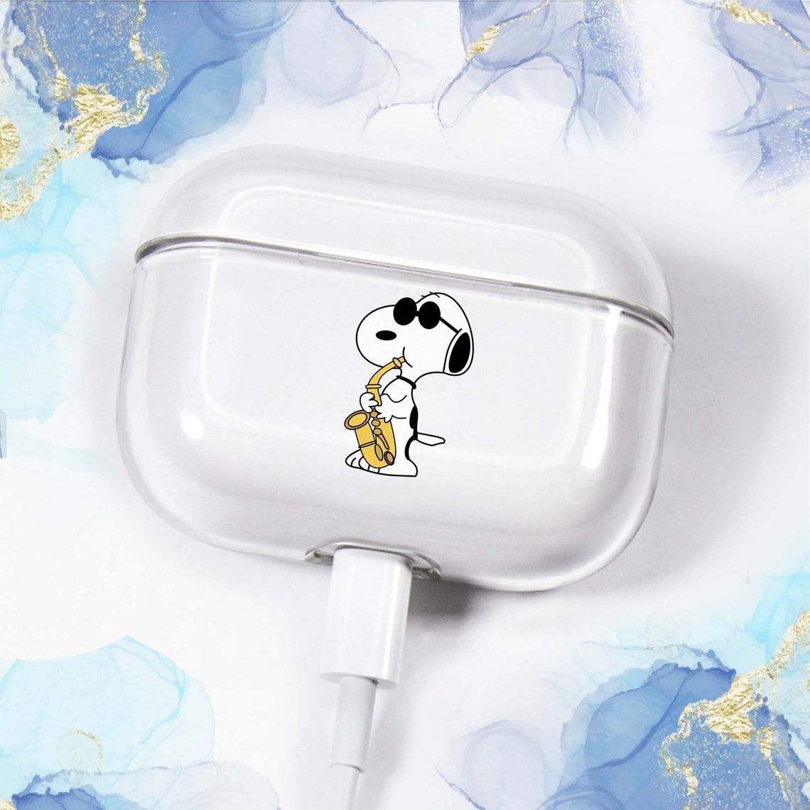 Disney Snoopy AirPods case Saxophone AirPods Pro case Plastic Etsy