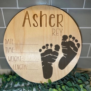 Newborn Birth Announcement