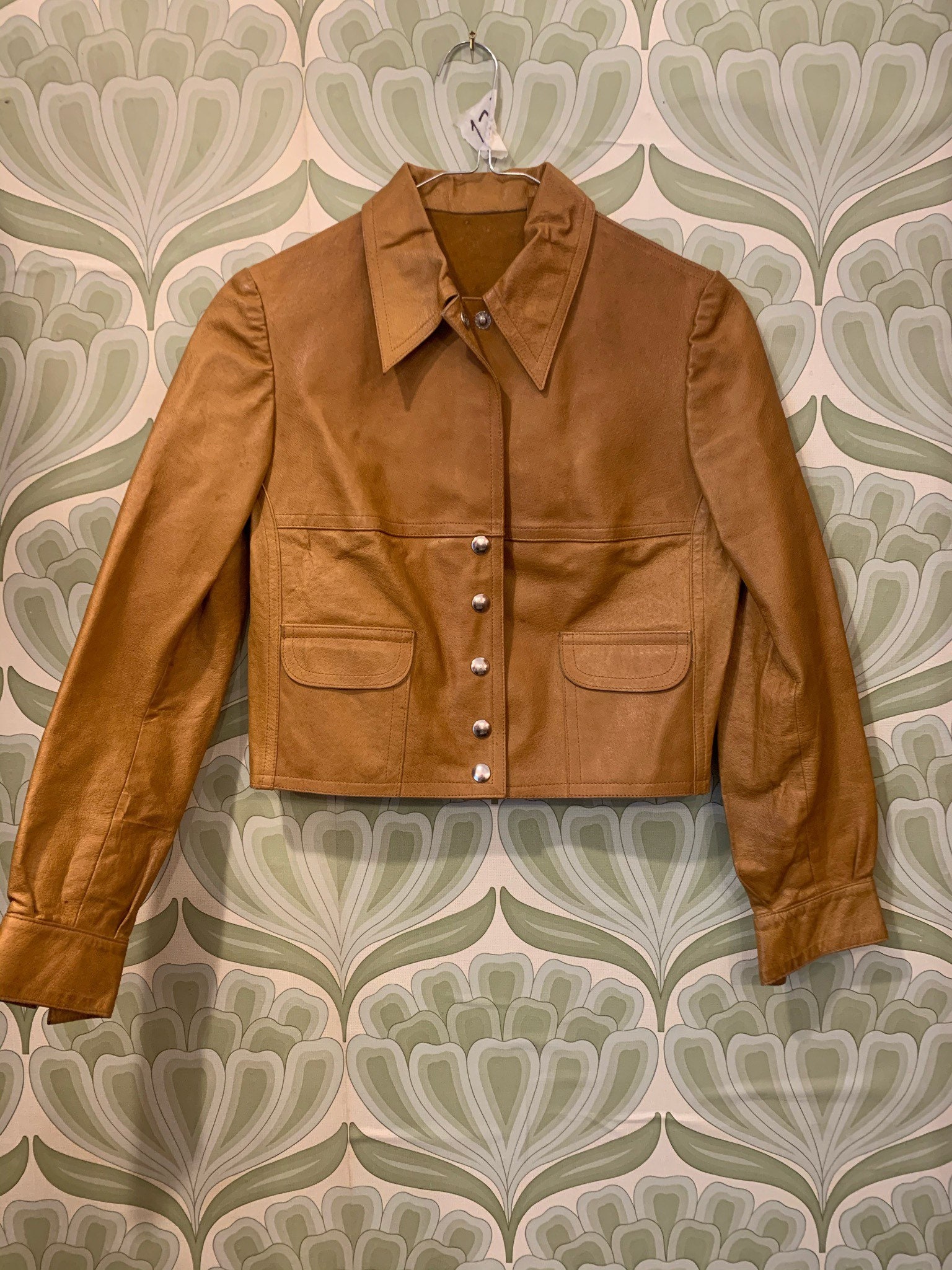 crop suede jacket