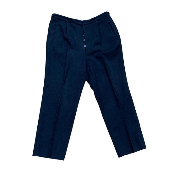 vintage original 1930s-40s wool high waist trouser