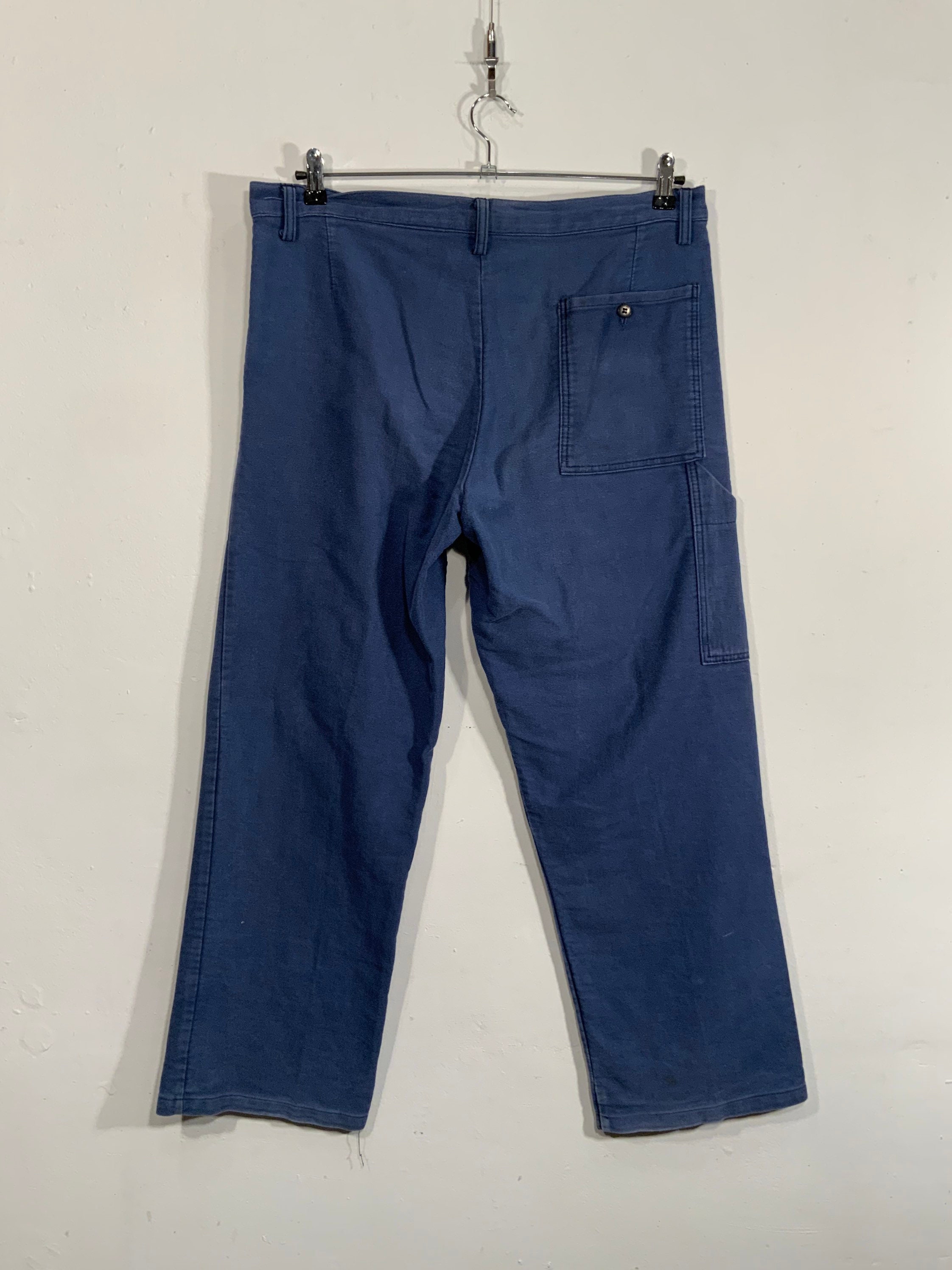 100% Cotton Workwear Factory Trouser, in Soft Electric Blue, Lots of ...