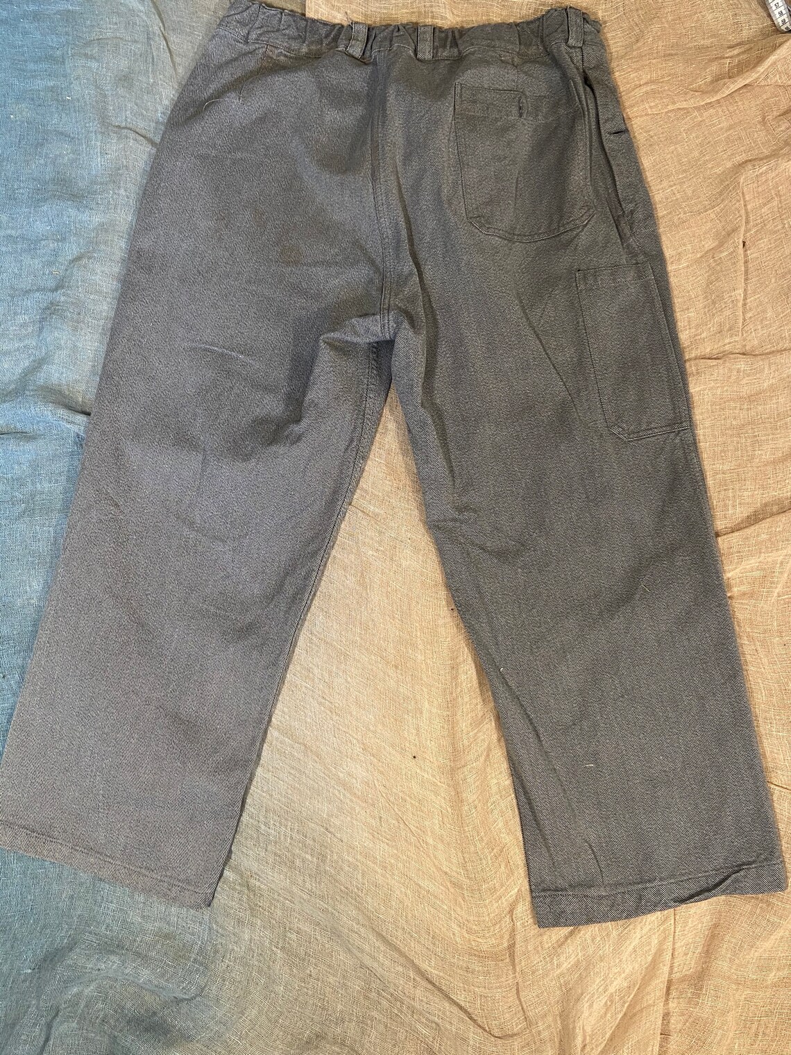 Grey Workwear Trousers With Pockets - Etsy UK