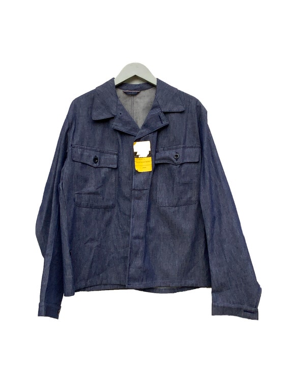 Deadstock Indigo Denim workwear #195
