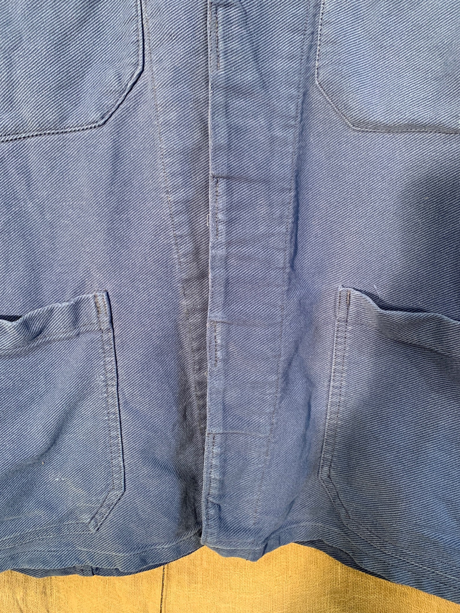 Electric Blue Vintage Cotton Workwear Jacket - Etsy UK