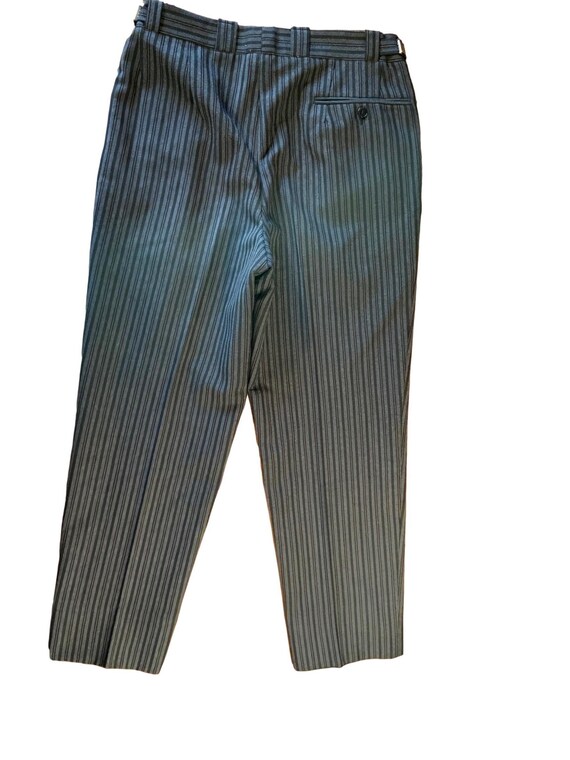Vintage 1930’s-40’s tailored wool grey black pinst