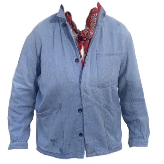 French workwear overshirt/jacket in soft cotton